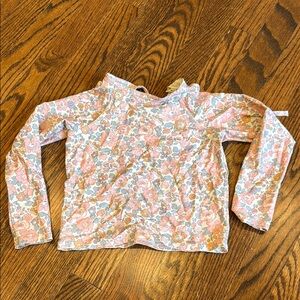 Liberty print Floral Long Sleeve rashguard